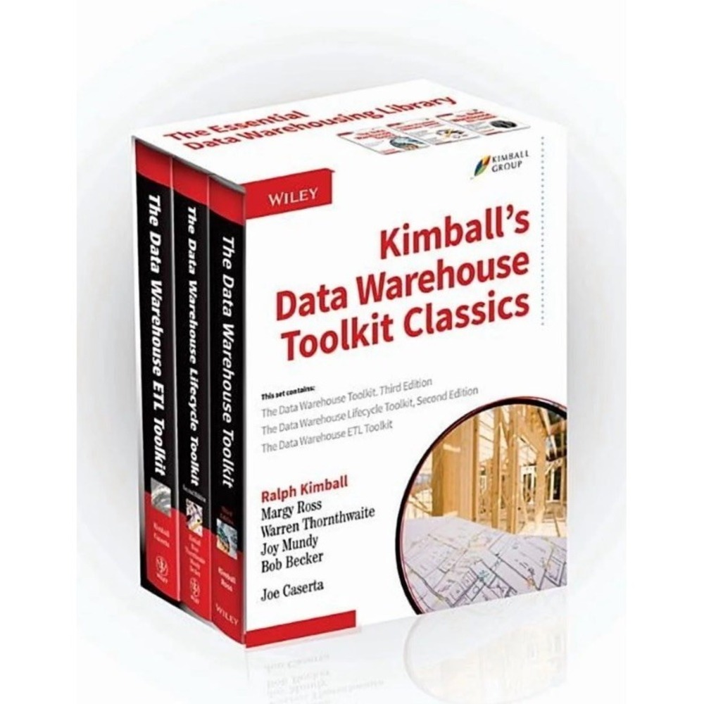 New Kimball's Data Warehouse Toolkit Classics 3 Volume Book Box Set Lifecycle